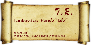 Tankovics Renátó névjegykártya